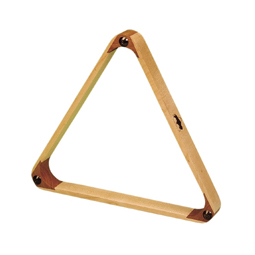 Triangel Robertson Holz für Poolbälle 57,2mm Eiche